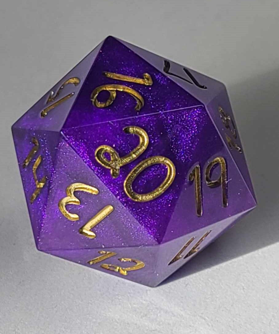 Regal Purple - Single Standard Sized d20